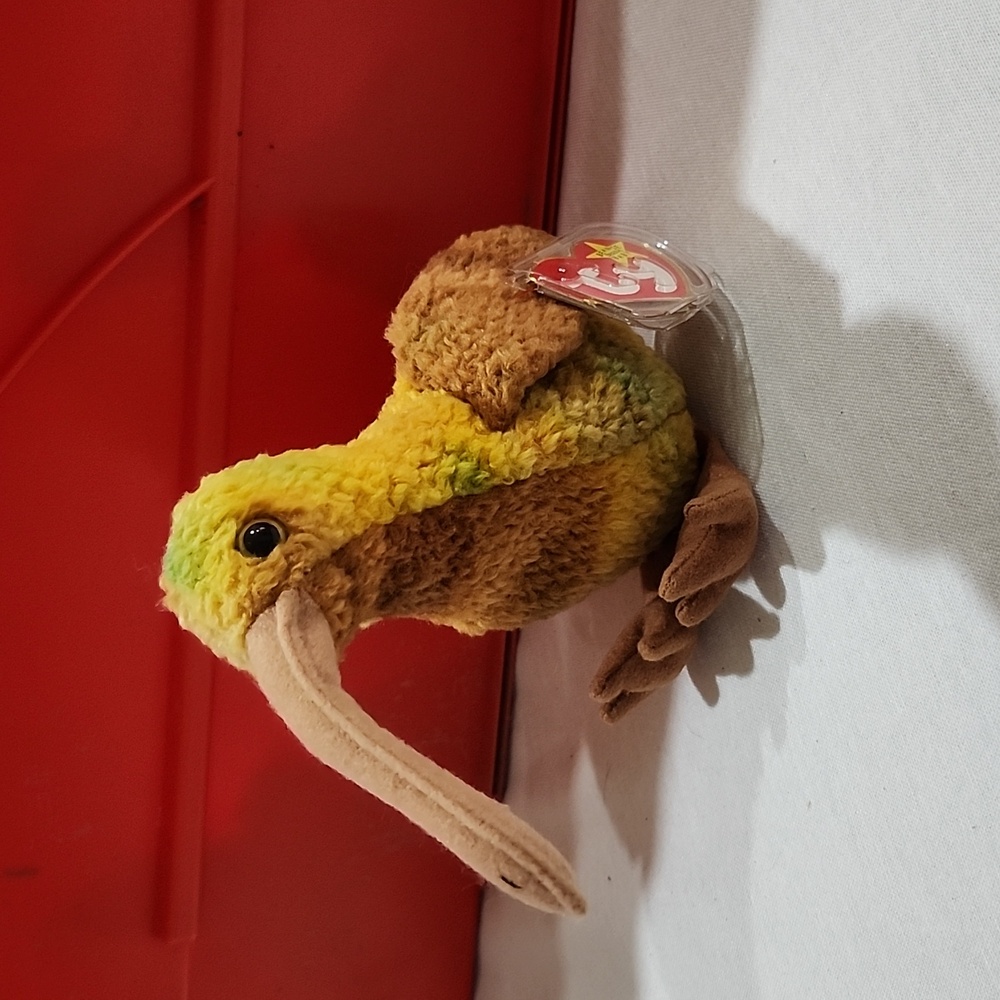 VINTAGE TY 'BEAK' HUMMINGBIRD BEANIE BABY